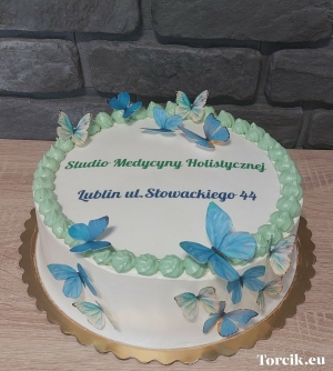 Tort z jadalnym opłatkiem